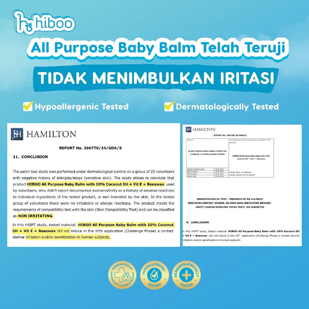 hiboo Special Bundling All Purpose Baby Balm 5g & Zzz Deep Sleep Baby Cream 30g