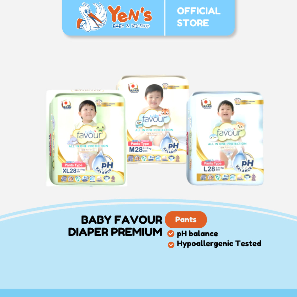 Baby Favour Diaper Premium size M28 / L28 / XL28 - Popok bayi sekali pakai