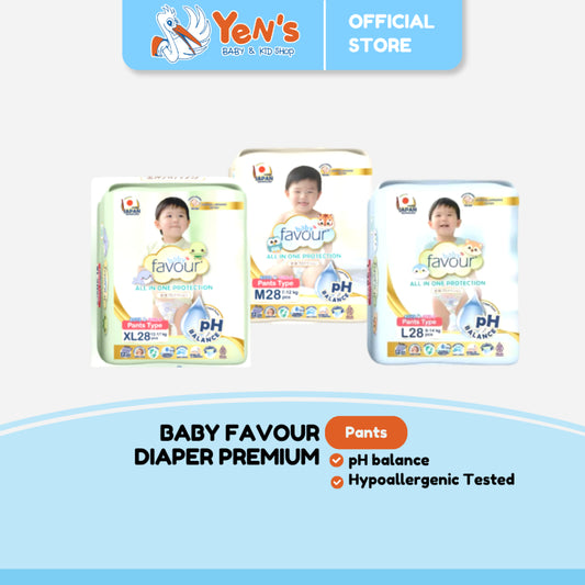 Baby Favour Diaper Premium size M28 / L28 / XL28 - Popok bayi sekali pakai