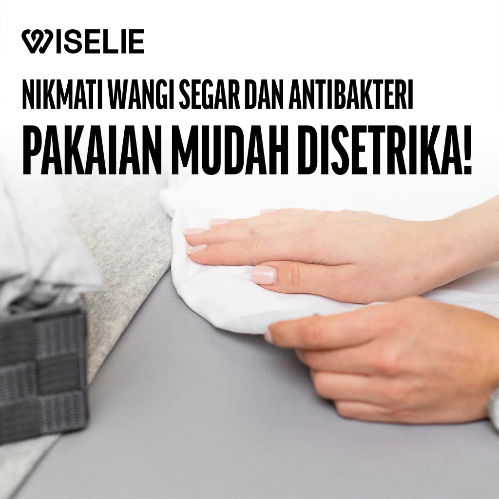 Wiselie Parfume Pewangi Pakaian Fabric Spray Formula Khusus Instan Rapi Memberikan Efek Segar