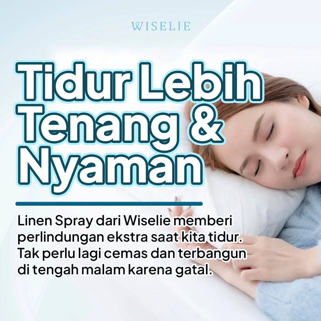 Wiselie Linen Spray Semprotan Linen Organik 250ML - dengan Formula Anti Bacterial