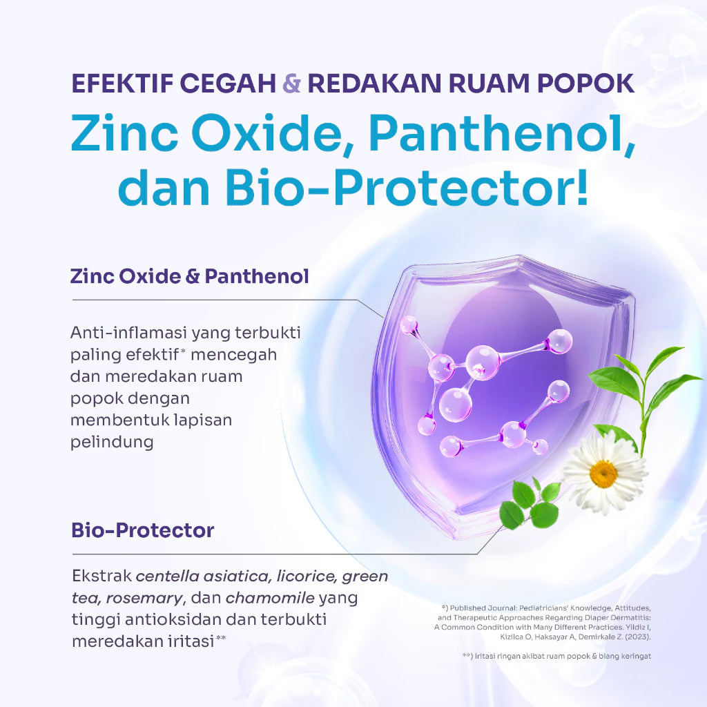 Diaper Rash Cream - Expert Care Daily Diaper Cream 40gr - Redakan dan Cegah Ruam Popok