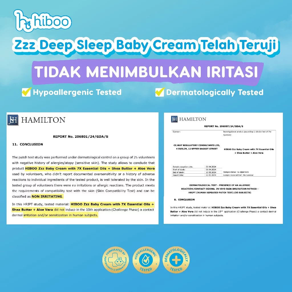 hiboo Special Bundling All Purpose Baby Balm 15g & Zzz Deep Sleep Baby Cream 15g