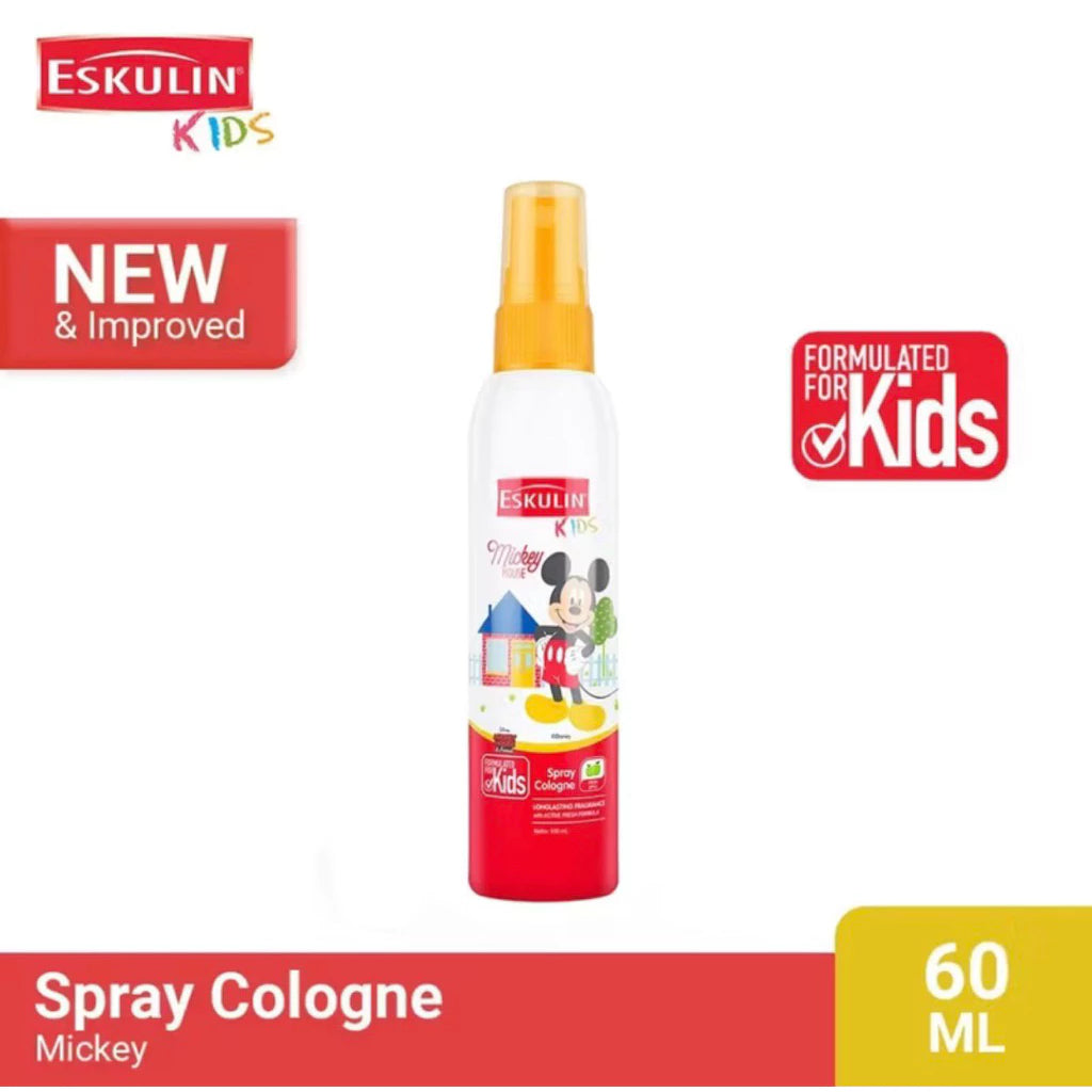 ESKULIN Kids Cologne Spray 100ml | Parfum Minyak Wangi Anak Aroma Buah Segar Tahan Lama TERBARU