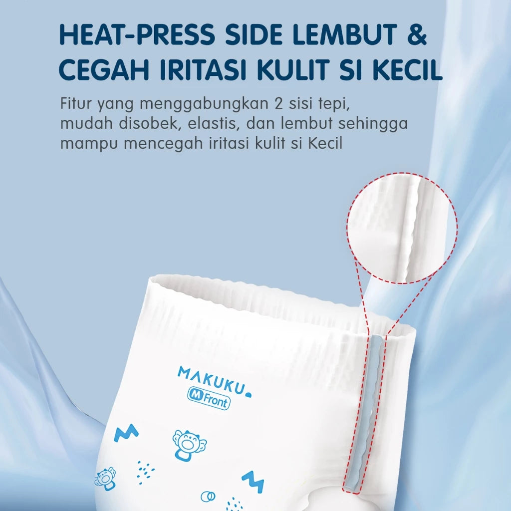 MAKUKU Slim Care JUMBO Pants M50  SAP Diapers | Popok Bayi Tipis Daya Serap Tinggi
