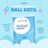 Medisoft Cotton Ball / Kapas Bulat 120 Balls 75gr / Kapas Medis / Kapas Bayi