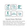 Bambi Baby Milk Bath 300ml Refill | Sabun Bayi Kaya Protein Susu Nabati PH Balance