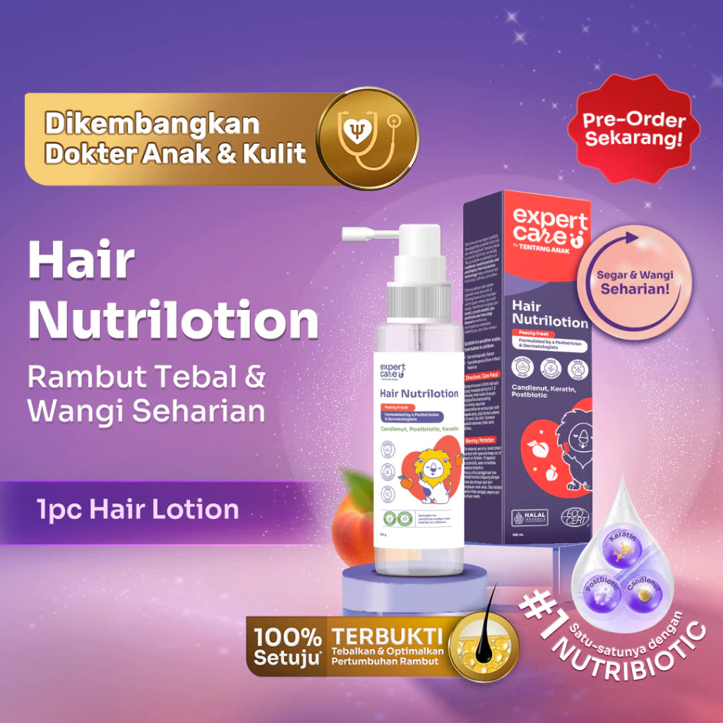 Expert Care - Hair Nutrilotion 100ml - Hair Lotion Rambut Anak & Bayi dengan NUTRIBIOTIC