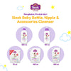Sleek Baby Bottle Nipple & Accessories Cleanser 500ml Natural anti bacterial
