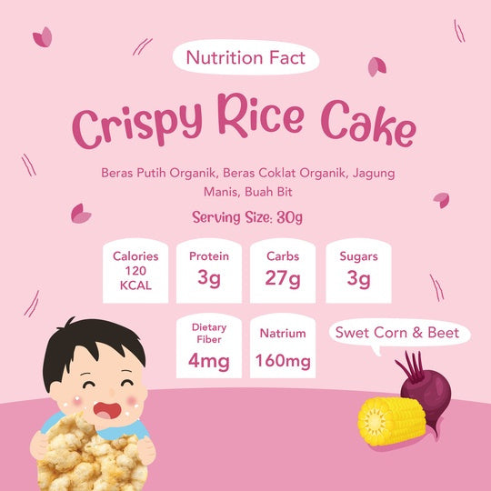 Grouu Crispy Rice Cake - Cemilan Anak NO MSG - HALAL