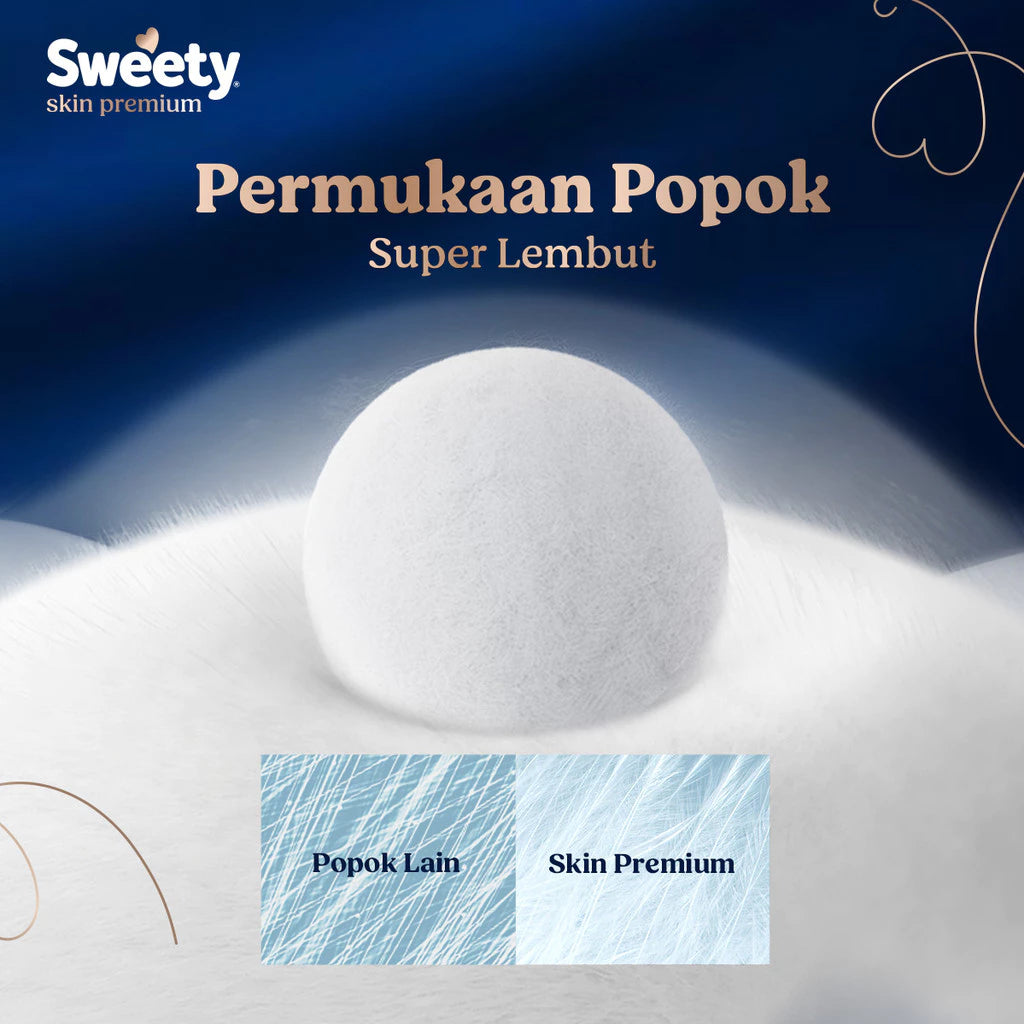 Sweety Skin Premium Pants M 46s / L 40s - Popok Bayi Celana Sekali Pakai