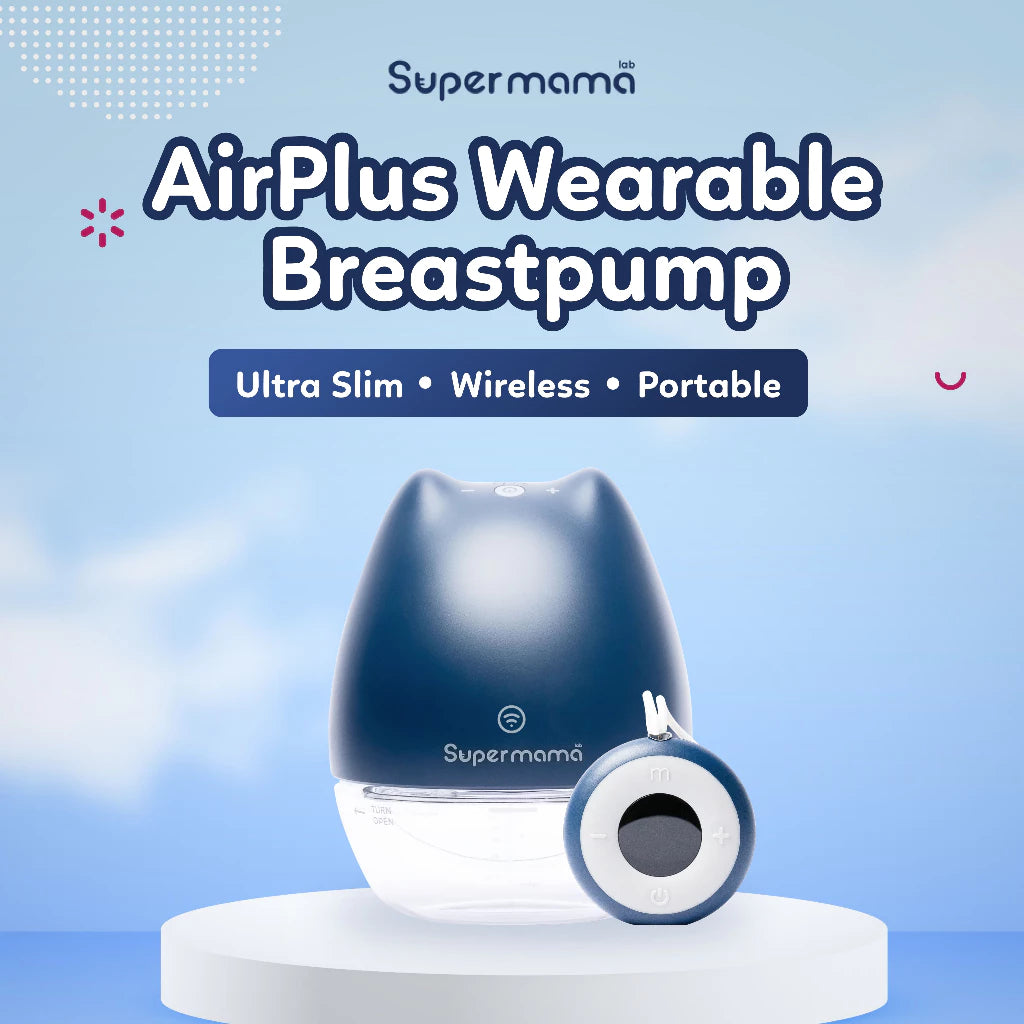 Supermama Lab Pompa Asi Elektrik Handsfree with Remote [Tanpa Kabel] | Portable & Wearable