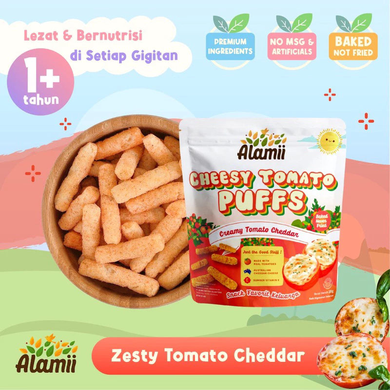 Alamii Puffs - Snack Sehat Bayi & Anak- Gluten Free - Halal Certified