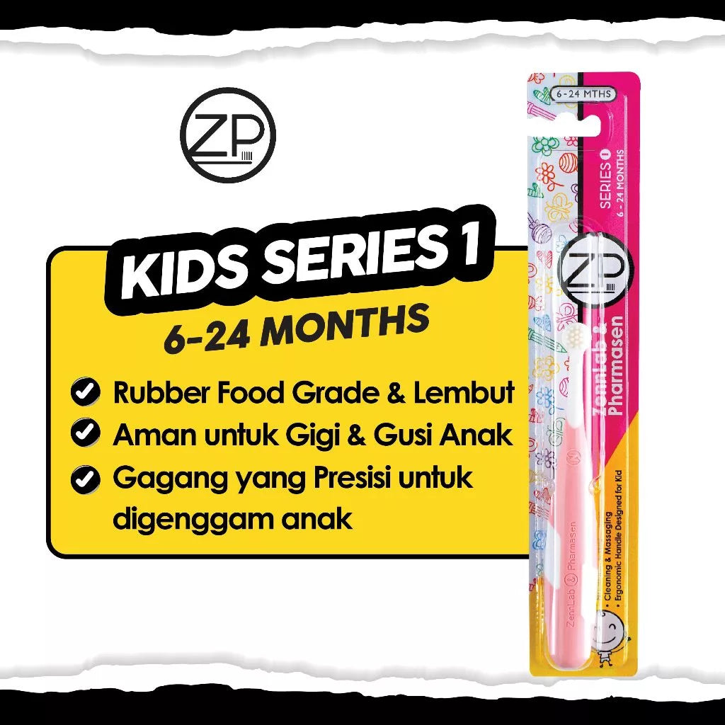 ZP Toothbrush Kids Series 1 / Sikat Gigi Anak (untuk usia 6-23 bulan)