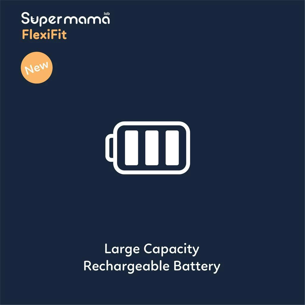Supermama Lab FlexiFit Breast Pump - Pompa Asi Elektrik Portable