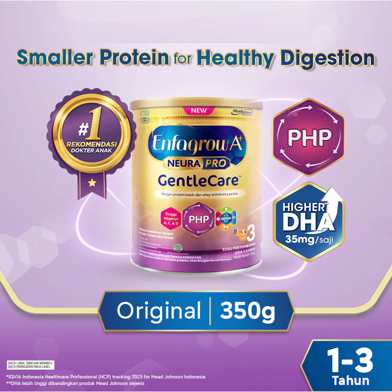 Enfagrow A+ Gentle Care Susu Formula Anak untuk Gangguan Pencernaan 1 - 3 Tahun 350 gr HALAL