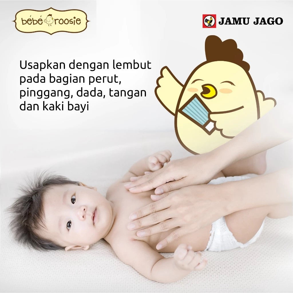 Bebe Roosie Telon Cream 60gr / Telon krim untuk bayi Kemasan Baru