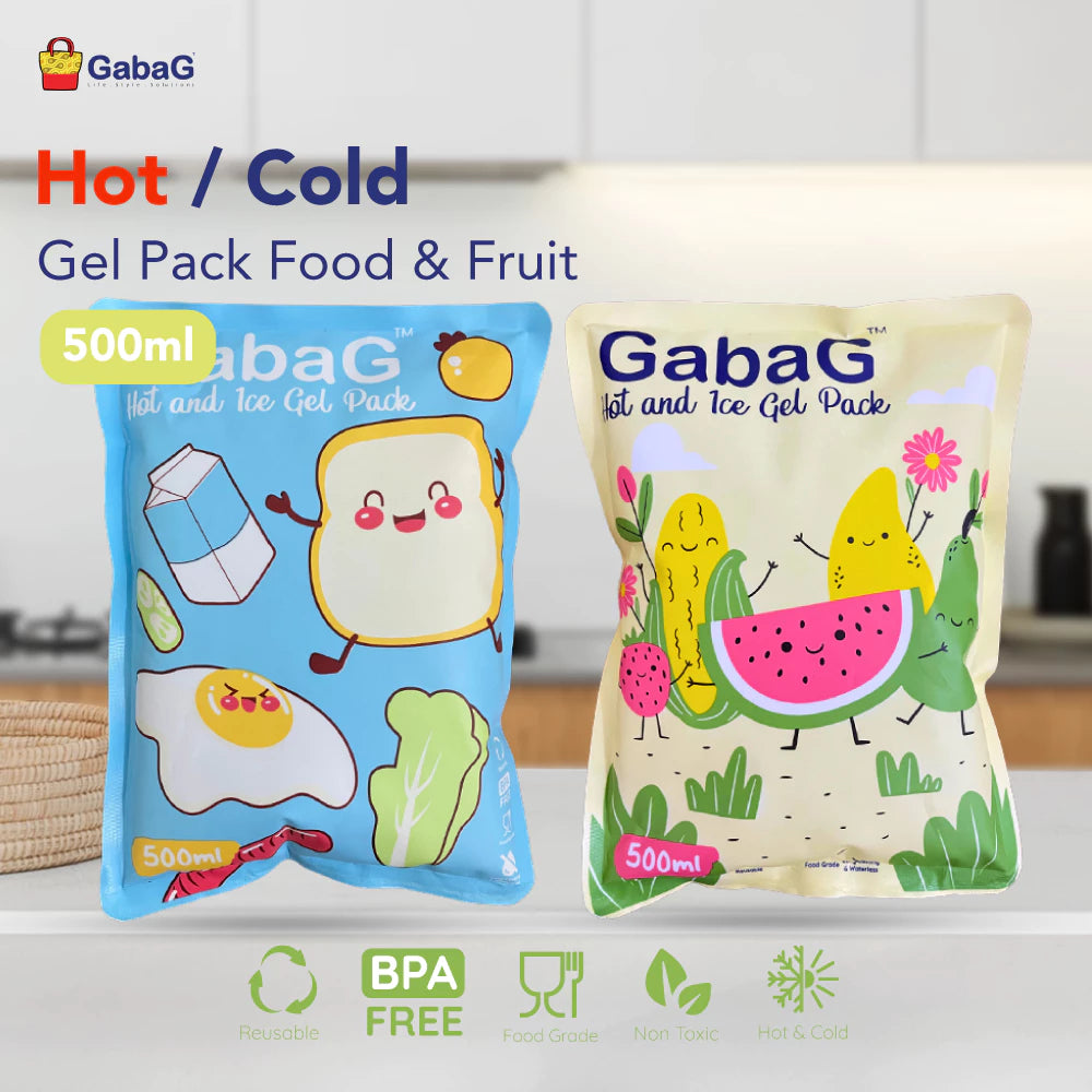 GabaG - Hot/Ice Gel Pack 500 gram Food Fruit | Pendingin Asi