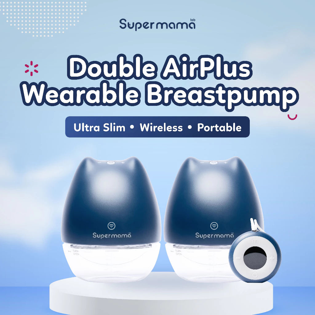 Supermama Lab Pompa Asi Elektrik Handsfree with Remote [Tanpa Kabel] | Portable & Wearable
