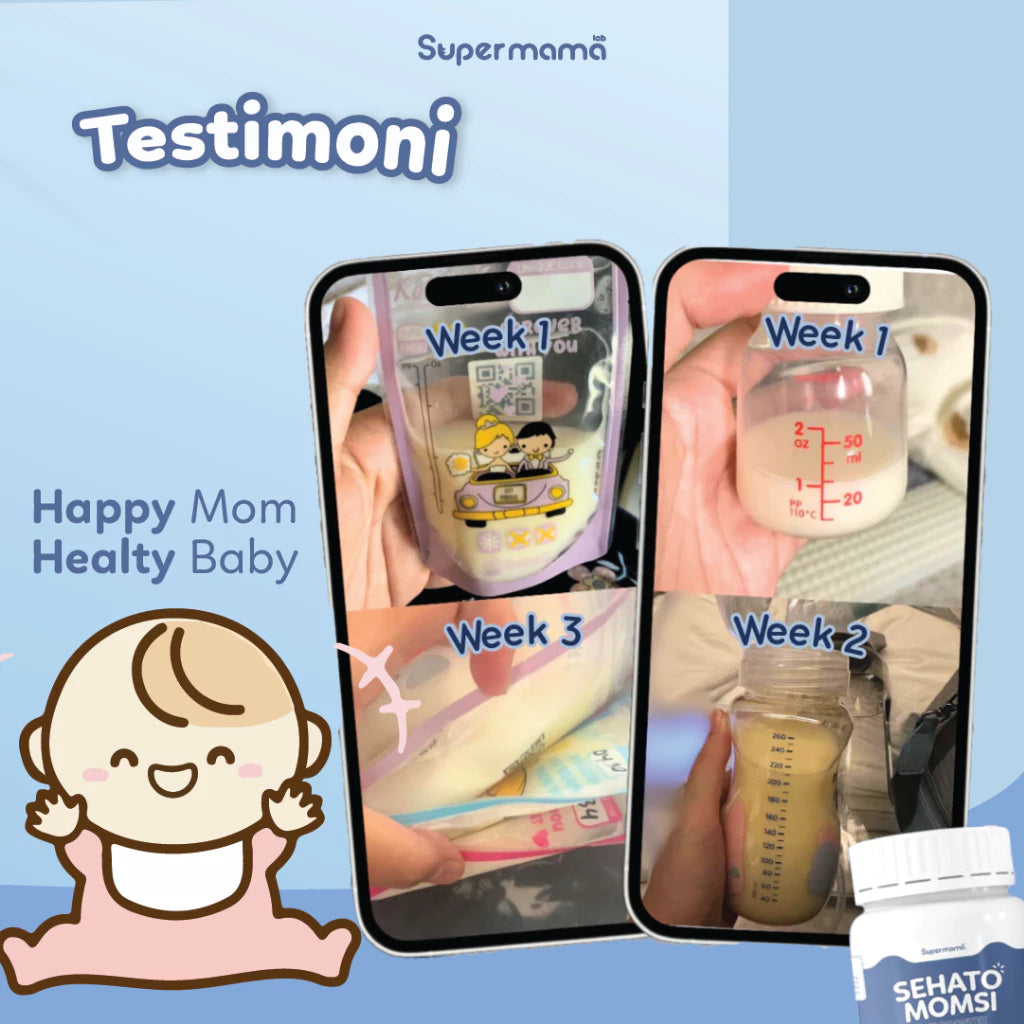 Supermama Lab ASI BOOSTER SEHATO MOMSI 30 Kapsul Pelancar Asi BPOM | Fenugreek Free