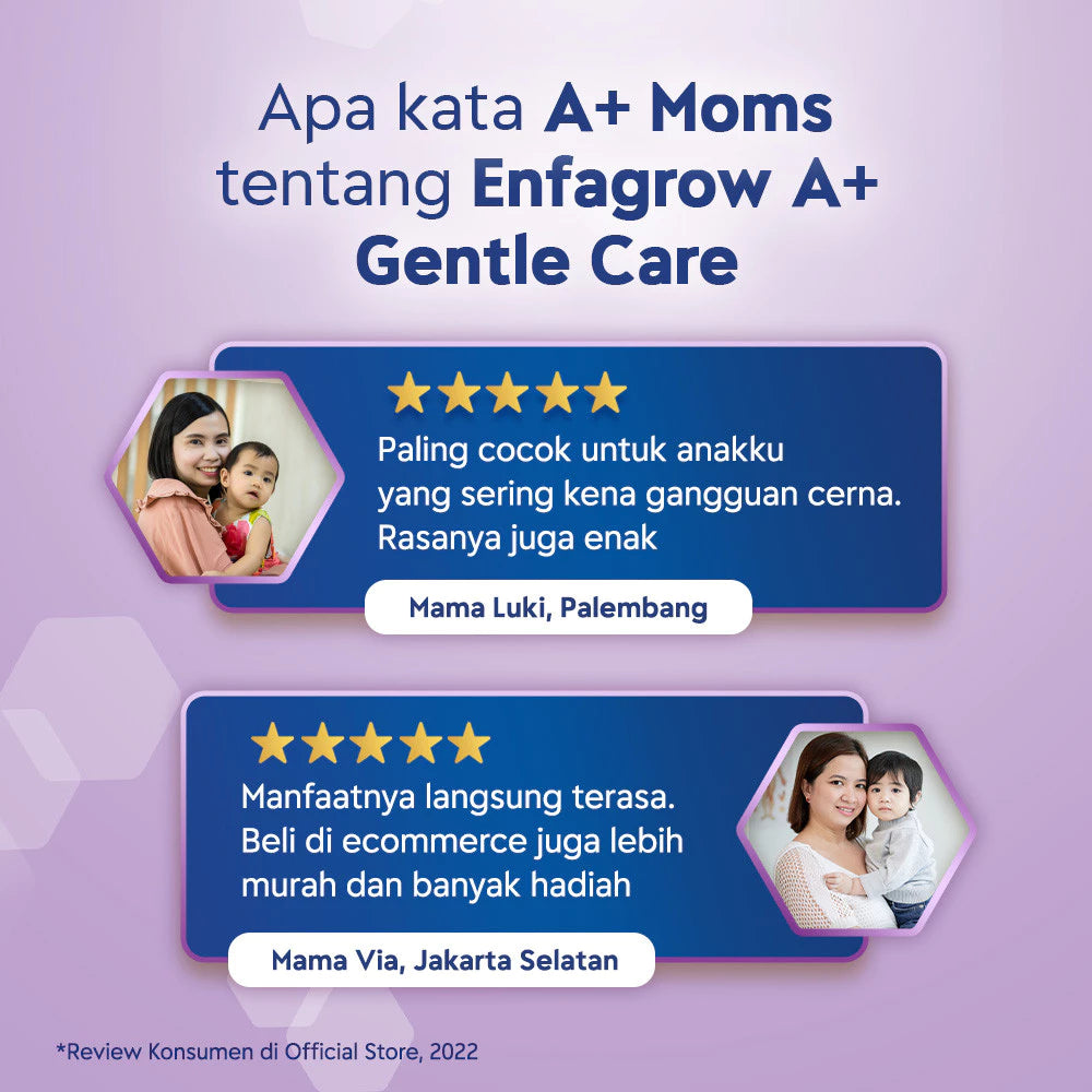 Enfagrow A+ Gentle Care Susu Formula Anak untuk Gangguan Pencernaan 1 - 3 Tahun 350 gr HALAL