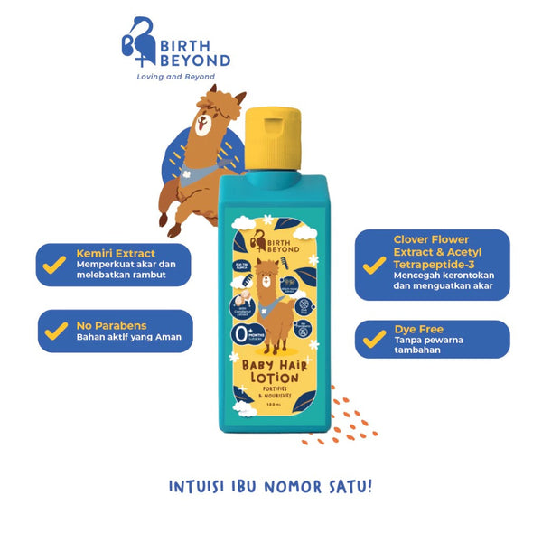 Birth Beyond Baby Hair Lotion 100ml - Perawatan Rambut Anak No Parabens