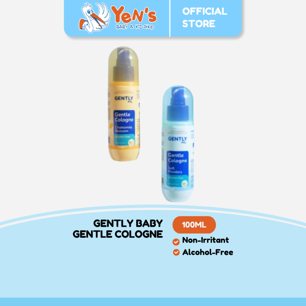 GENTLY Baby Gentle Cologne 100ml  - Parfum Bayi Non Alkohol -  Newborn & Sensitive-skin Friendly