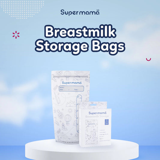 Supermama Lab Breastmilk Storage Bag -  Kantong Asi 300ml ( Isi 30pcs )