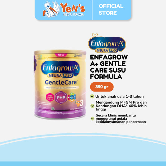 Enfagrow A+ Gentle Care Susu Formula Anak untuk Gangguan Pencernaan 1 - 3 Tahun 350 gr HALAL