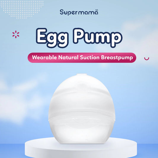 Supermama Lab Egg Pump Wearable Milk Collector - Wadah Penampung Asi