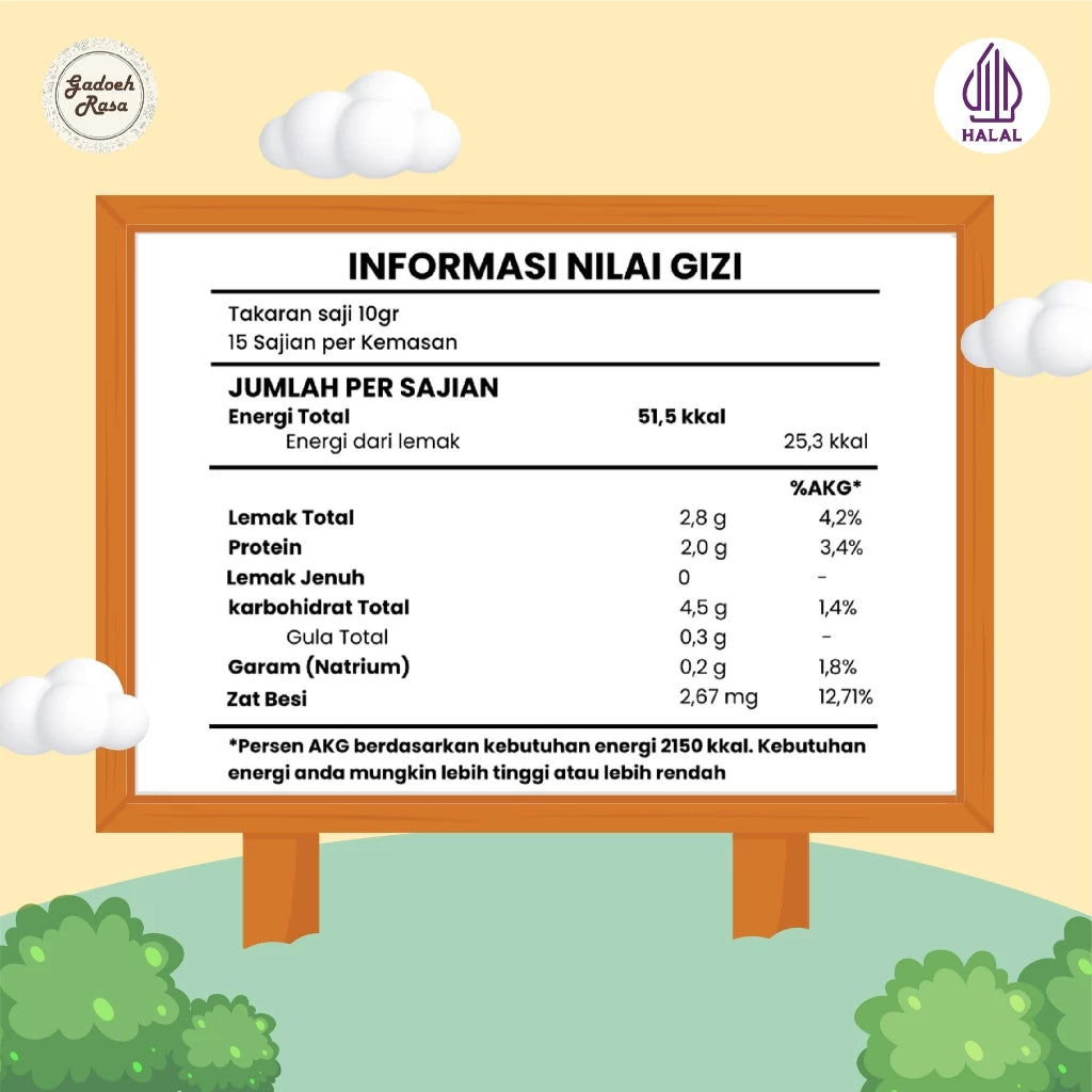 Gadoeh Rasa Kremes Hati Ayam Refill Pouch Tanpa MSG