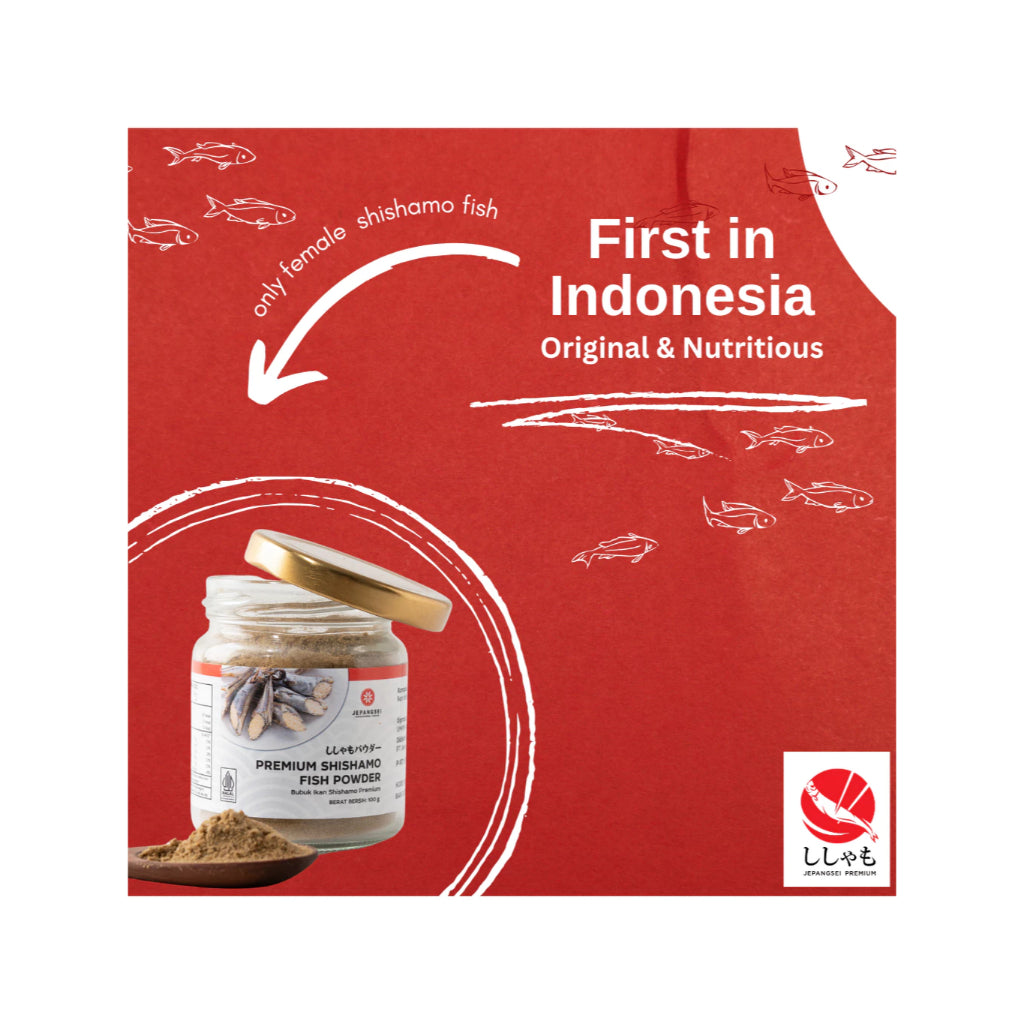 JEPANGSEI PREMIUM Shishamo Fish Powder 20g / 100g Bubuk Ikan Shishamo MPASI HALAL