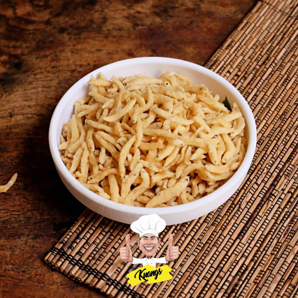 KUANGS Teri Krispi Oven Jepang Rasa Kaldu Original/Ayam - Snack Mpasi Anak Ikan Teri Crispy Shirasu