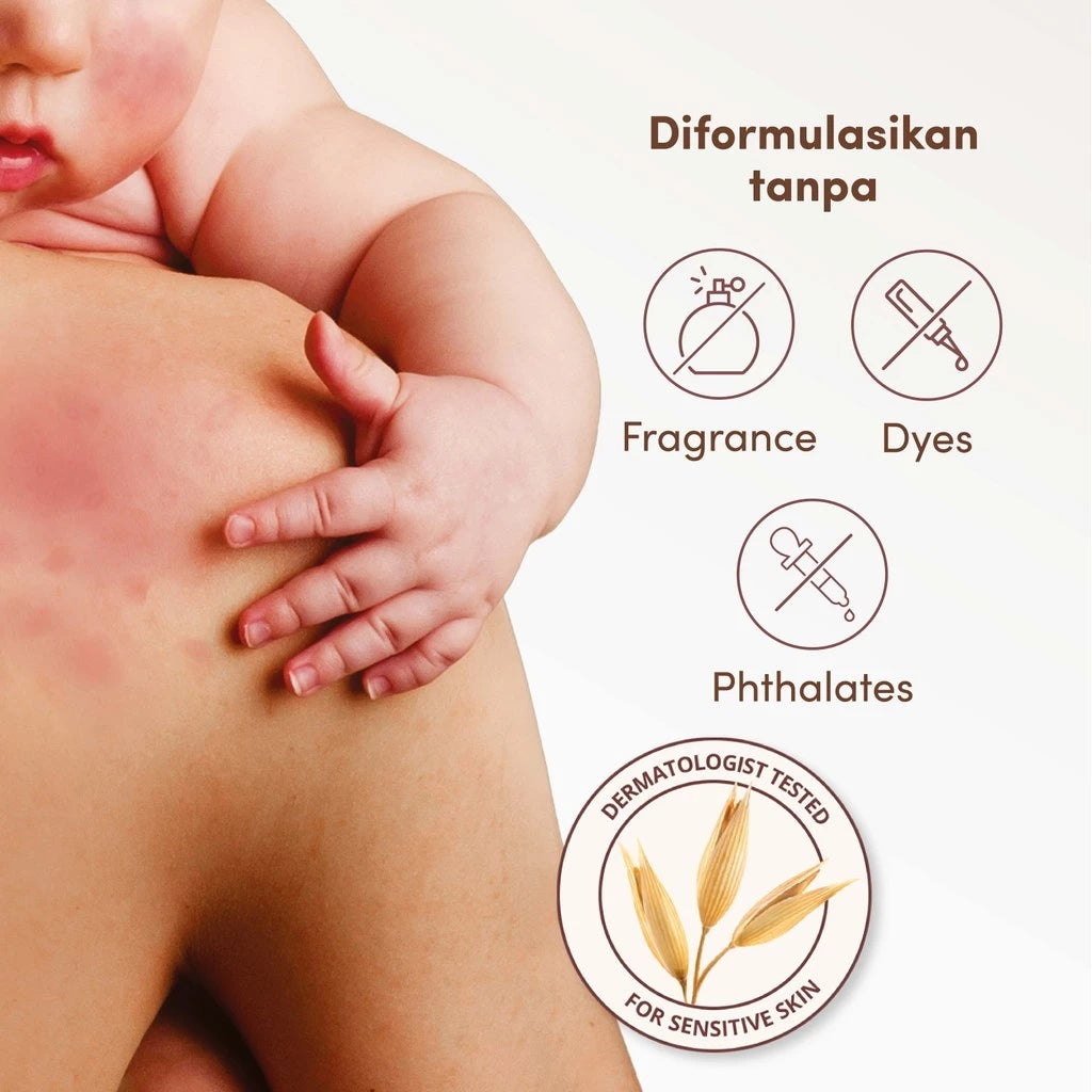 Aveeno Baby Dermexa Nighttime Balm 312g / Lotion Malam Pelembap Bayi Kulit Kering & Sensitif 24 Jam