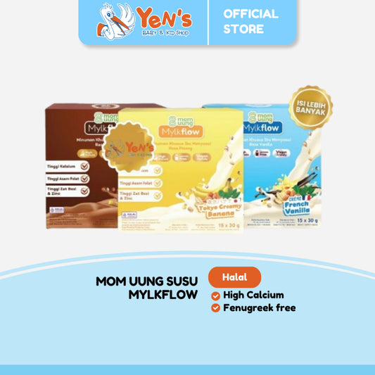 Mom Uung Susu Mylkflow 15 Sachet - Susu Pelancar ASI Halal BPOM