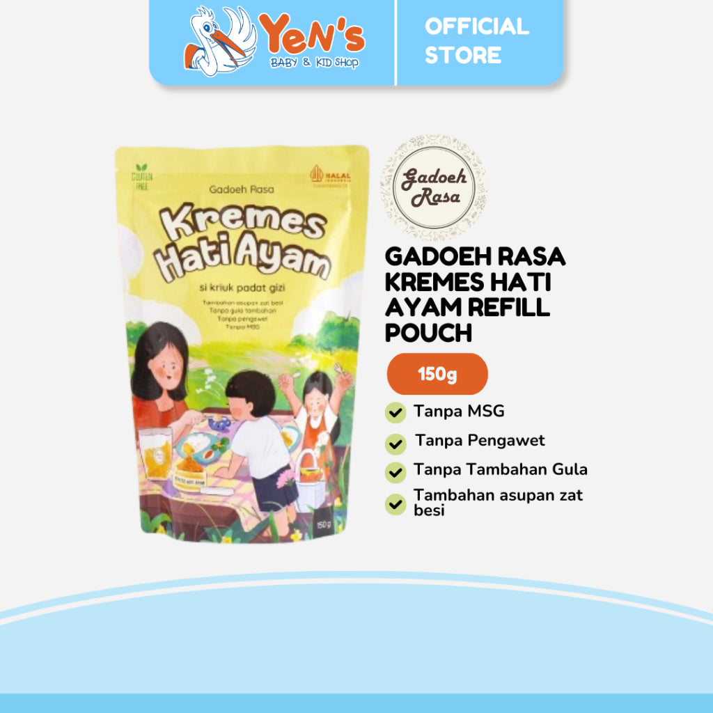 Gadoeh Rasa Kremes Hati Ayam Refill Pouch Tanpa MSG