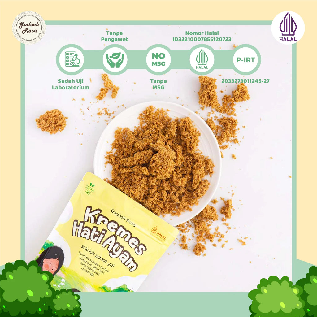 Gadoeh Rasa Kremes Hati Ayam Refill Pouch Tanpa MSG