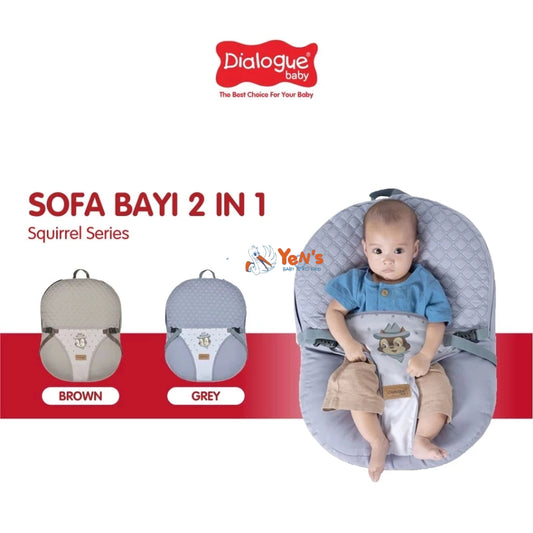DIALOGUE Baby Sofa Bayi 2IN1 Squirrel Series DGK9316