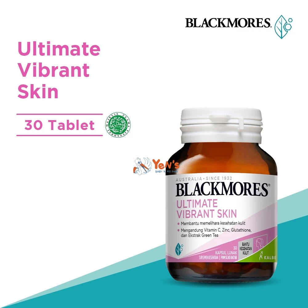 Blackmores Ultimate Vibrant Skin (30) HALAL yensbabyshop Blackmores Ultimate Vibrant Skin (30) HALAL yensbabyshop