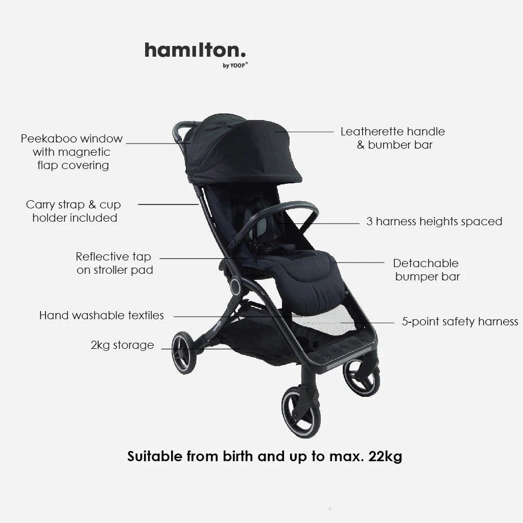 Hamilton S2 Stroller | MagicFold™