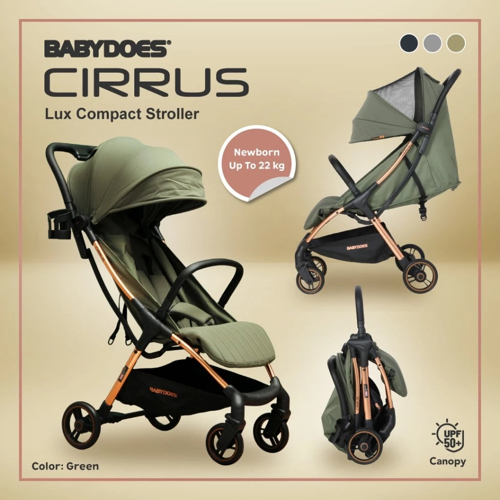 BABYDOES Stroller Cirrus - Lux Compact Stroller