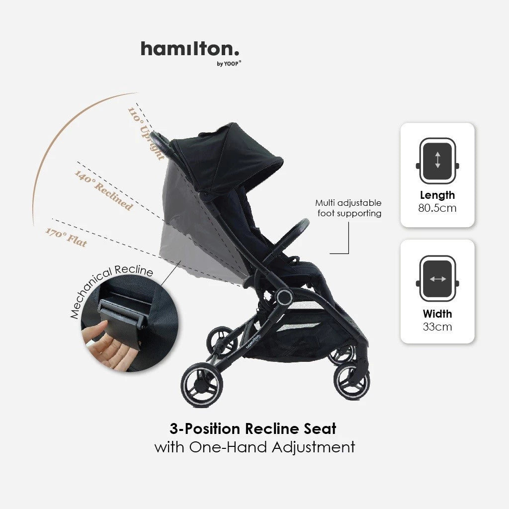 Hamilton S2 Stroller | MagicFold™