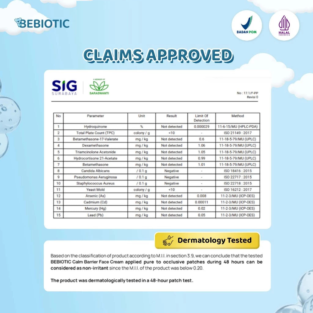 Bebiotic Calm Barrier Face Cream 50ml