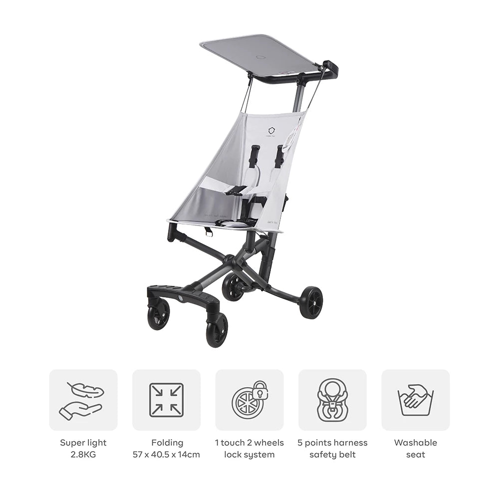 London Taxi Travel Stroller Cabin Size LT TS 2.8  - Kereta Dorong Bayi & Anak Lipat -Folded Stroller