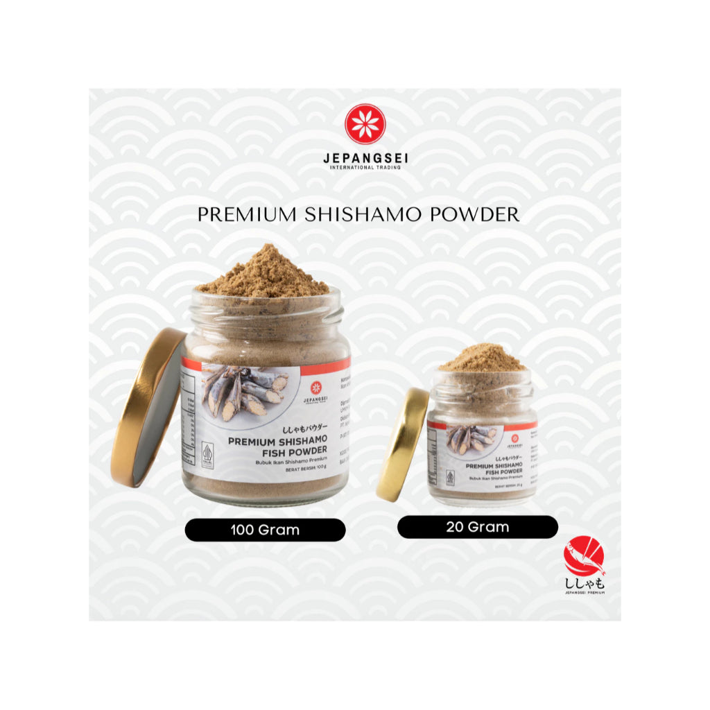 JEPANGSEI PREMIUM Shishamo Fish Powder 20g / 100g Bubuk Ikan Shishamo MPASI HALAL