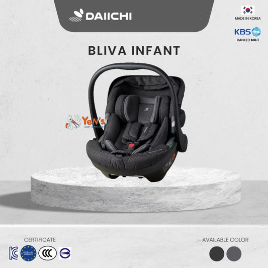 Daiichi Carseat Bliva Infant Marble Black / Ash Grey