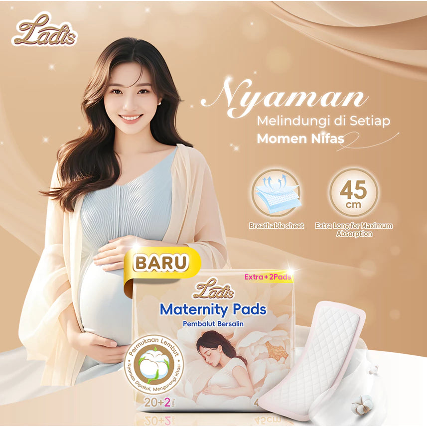 Ladis Maternity Pads 45CM Pembalut Wanita isi 20+2 pcs