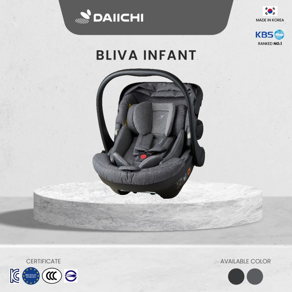 Daiichi Carseat Bliva Infant Marble Black / Ash Grey
