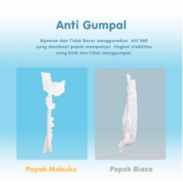 MAKUKU Air Diapers Tape Slim NB 28/ Popok Premium NB SAP Anti Gumpal