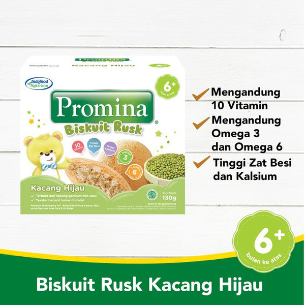 PROMINA Crunchies | Cemilan Pasta Mie Bubur Tim Nasi Tim Biskuit Pudding Bayi 6-12M